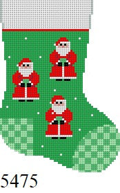  Santas, Mini Stocking