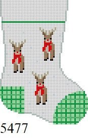  Reindeer, Mini Stocking