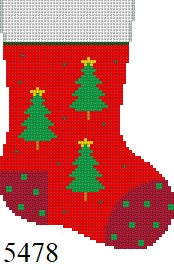 Christmas Trees, Mini Stocking