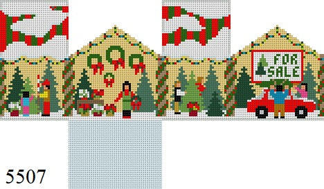 Christmas Tree Lot, Mini House - 13 mesh