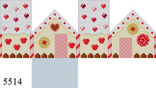  Stitch Guide - Valentines House, Mini House - 18 mesh