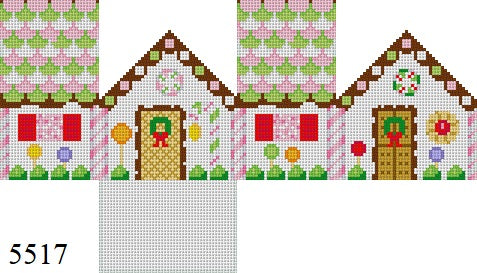 Necco Candy Cane House, Mini House - 18 mesh