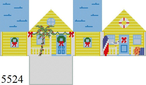 Yellow Beach House, Mini House - 18 mesh