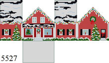  Red Christmas House, Mini House - 18 mesh