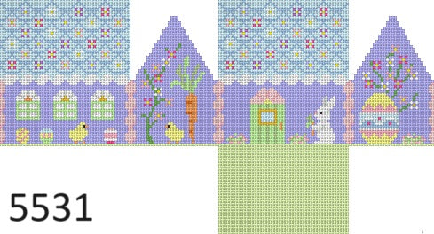 Easter House, Mini House - 18 mesh
