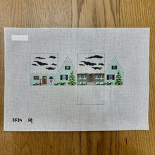  Green Christmas House, Mini House - 18 mesh