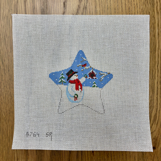 Star, Snowman with  Wreaths