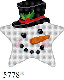 Star, Snowman Face, Top Hat