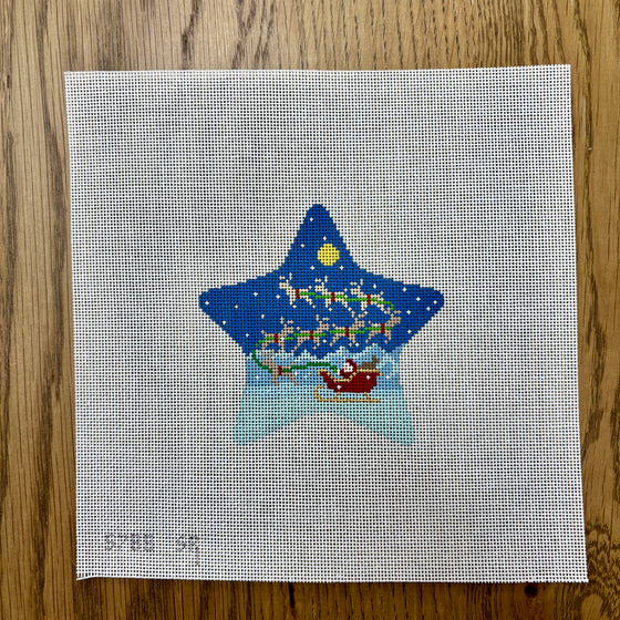 Star, Sleigh and 8 Reindeer