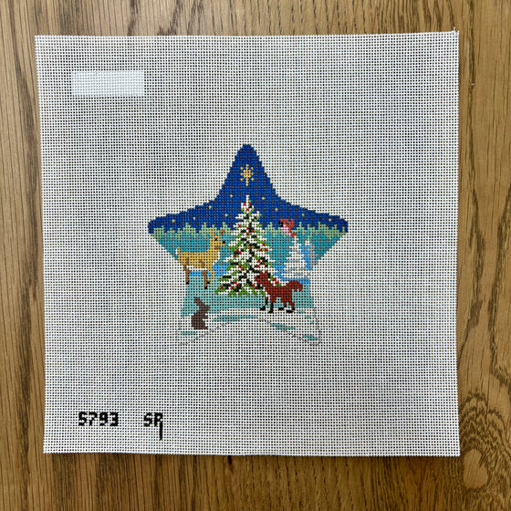 Star, Forest Tree and Animals