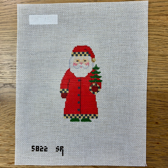 Santa with Tree, Ornament