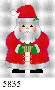  Gifting Santa, Ornament - 18 mesh