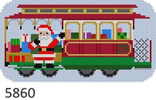  Cable Car Santa, Ornament - 18 mesh
