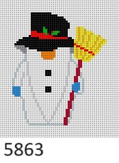  Snowman Gnome, Ornament - 18 mesh