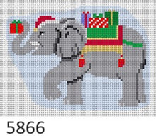  Christmas Elephant, Ornament - 18 mesh