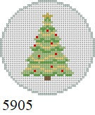 Christmas Tree,  2.5" Round - 18 mesh