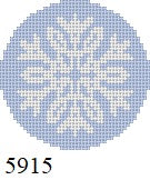 Snowflake, 2.5" Round - 18 mesh