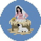 Nativity 2.5" Round - 18 mesh