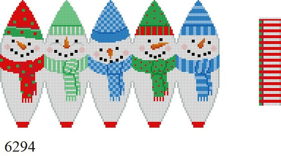 Snowman, Hot Air Balloon - 18 mesh