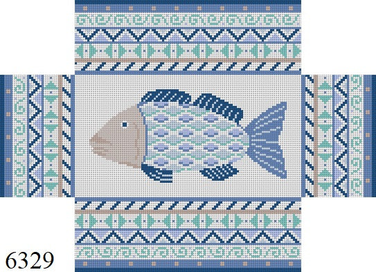 Geo Fish, Brick Cover - 13 mesh