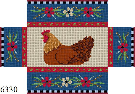 Country French Chicken, Brick Cover - 13 mesh
