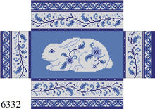  Blue White Rabbit, Brick Cover - 13 mesh