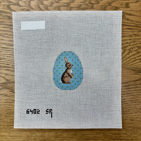 Bunny with Lattice, Small Egg - 18 mesh
