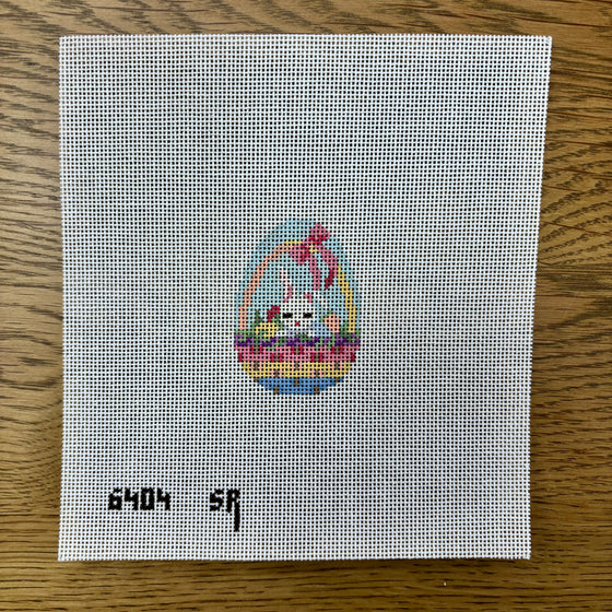 Bunny in a Basket, Small Egg - 18 mesh