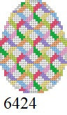 Multi-Color Weave, Small Egg - 18 mesh
