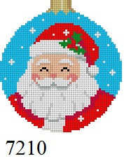 Santa Face, 3.25" Round - 18 mesh