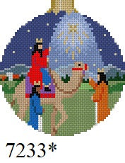  Nativity, 3 Kings, 3.25" Round - 18 mesh
