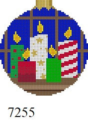 Christmas Candles, 3.25" Round - 18 mesh