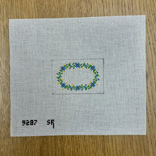  Floral Wreath Blue, Mini Insert - 18 mesh