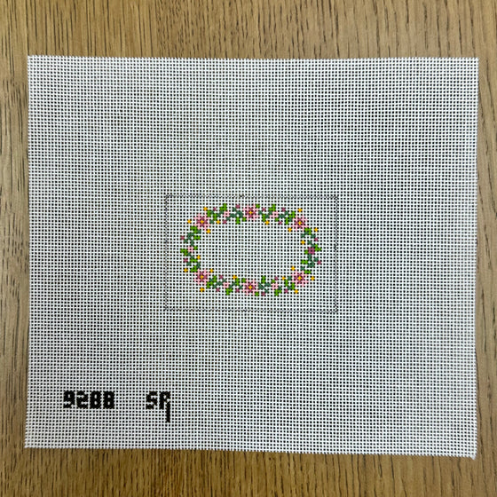 Floral Wreath Pink, Mini Insert - 18 mesh